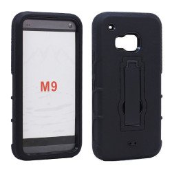 HTC One M9 Armor Hybrid Stand Case (Black)